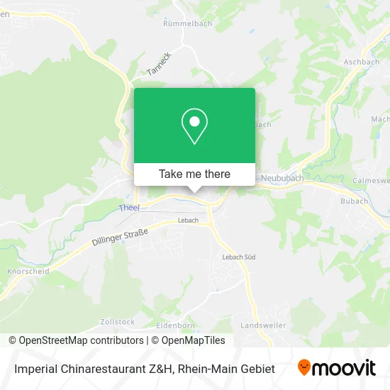 Карта Imperial Chinarestaurant Z&H