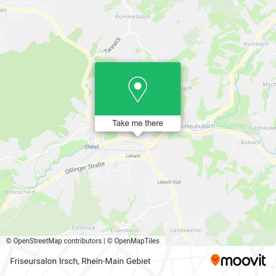 Карта Friseursalon Irsch