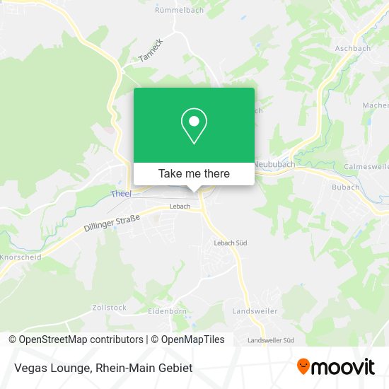 Карта Vegas Lounge