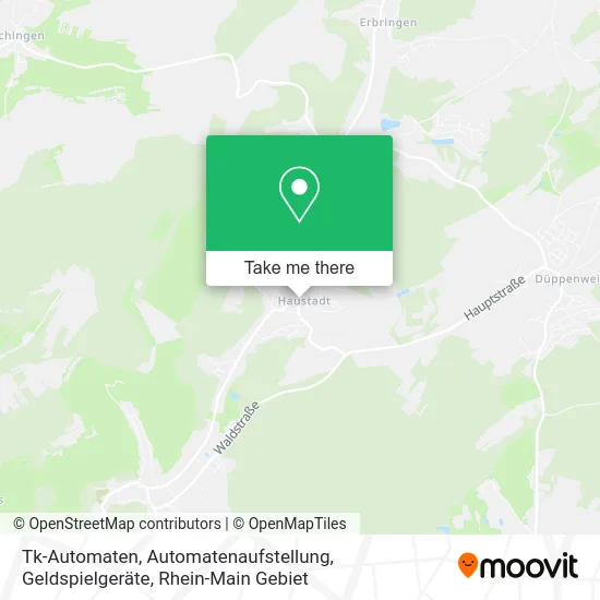 Карта Tk-Automaten, Automatenaufstellung, Geldspielgeräte