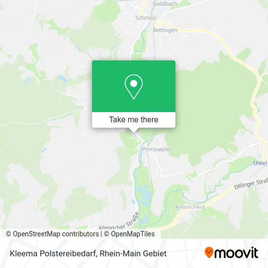 Карта Kleema Polstereibedarf
