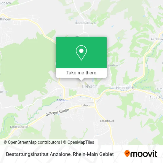 Карта Bestattungsinstitut Anzalone