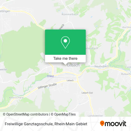 Карта Freiwillige Ganztagsschule