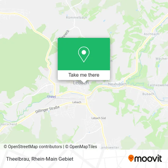 Карта Theelbrau