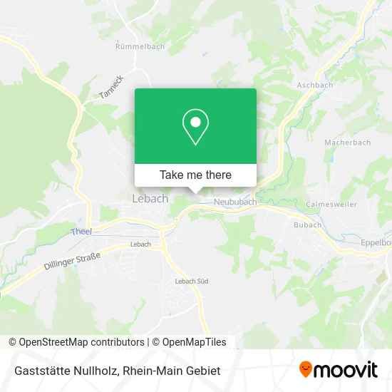 Карта Gaststätte Nullholz