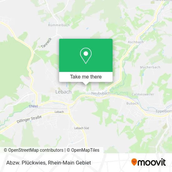 Карта Abzw. Plückwies