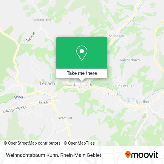 Карта Weihnachtsbaum Kuhn