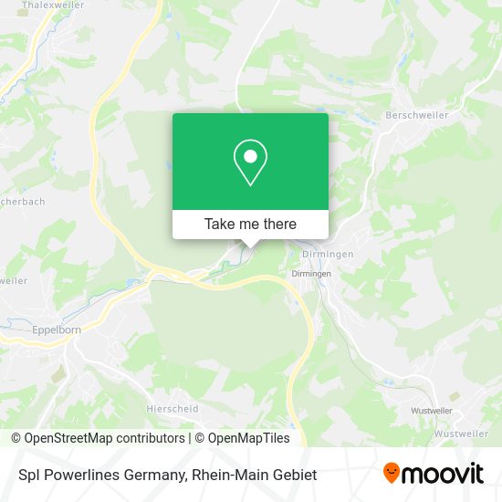 Карта Spl Powerlines Germany