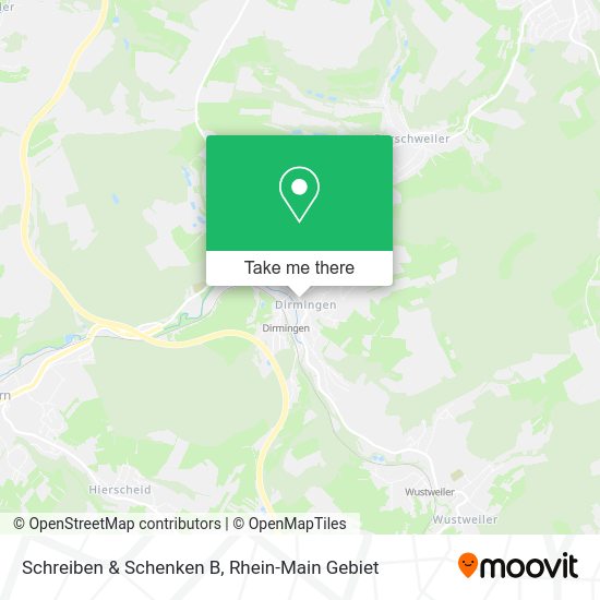 Карта Schreiben & Schenken B