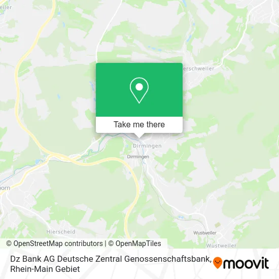 Карта Dz Bank AG Deutsche Zentral Genossenschaftsbank