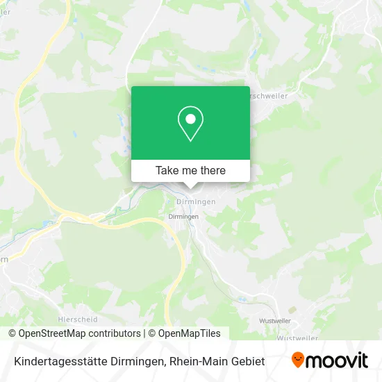 Карта Kindertagesstätte Dirmingen