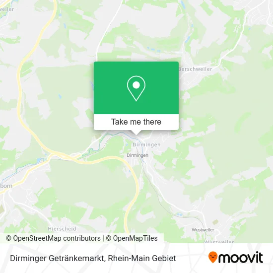 Карта Dirminger Getränkemarkt
