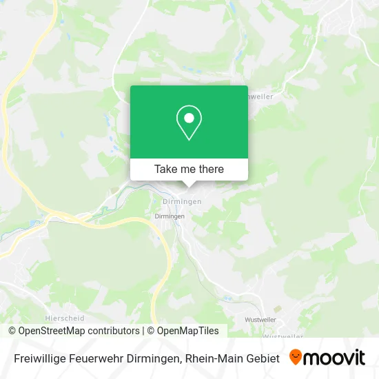 Карта Freiwillige Feuerwehr Dirmingen