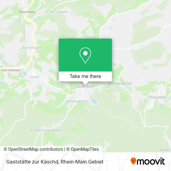 Карта Gaststätte zur Käschd