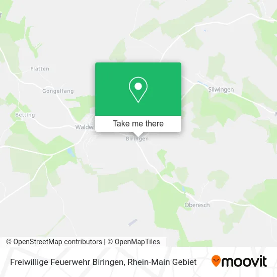 Карта Freiwillige Feuerwehr Biringen