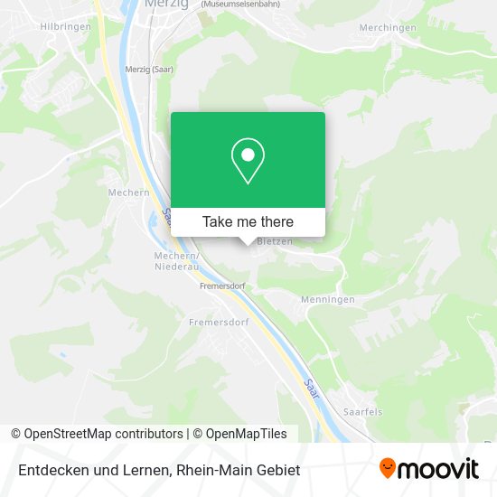 Карта Entdecken und Lernen