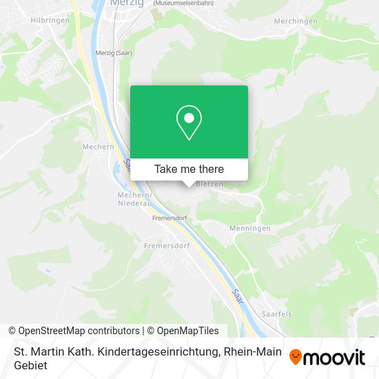 Карта St. Martin Kath. Kindertageseinrichtung