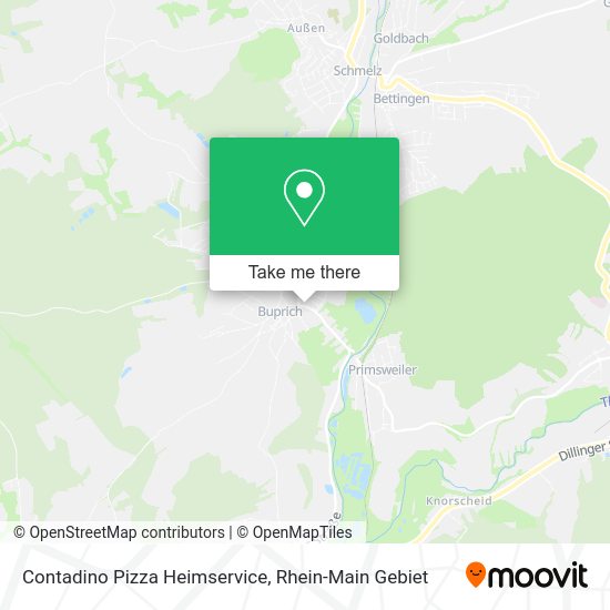 Карта Contadino Pizza Heimservice