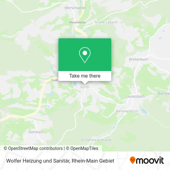Карта Wolfer Heizung und Sanitär