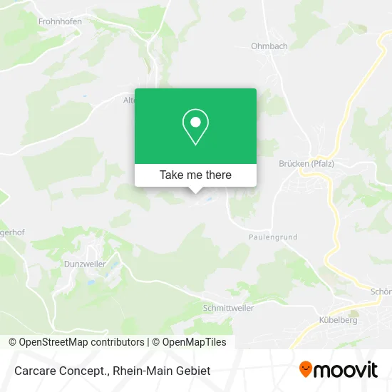 Carcare Concept. map
