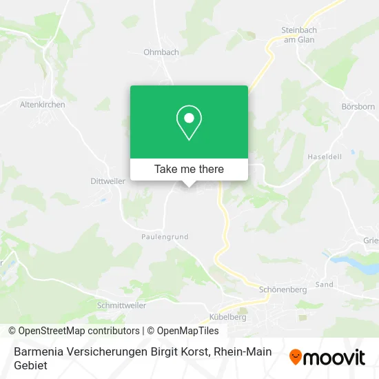 Карта Barmenia Versicherungen Birgit Korst