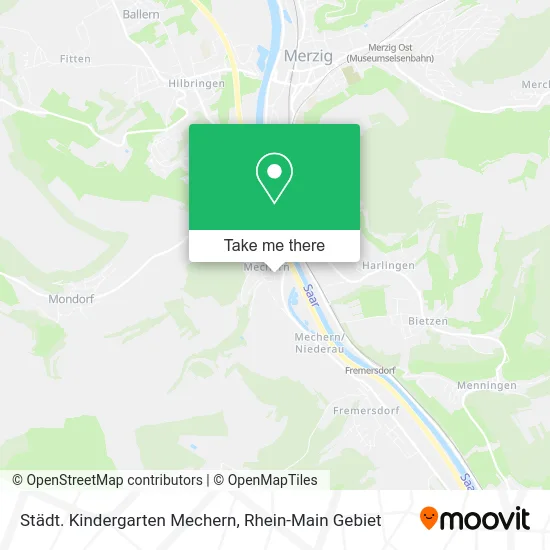 Карта Städt. Kindergarten Mechern