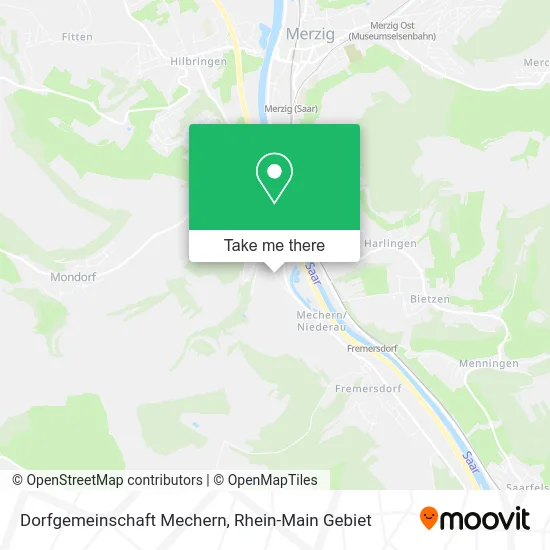 Карта Dorfgemeinschaft Mechern