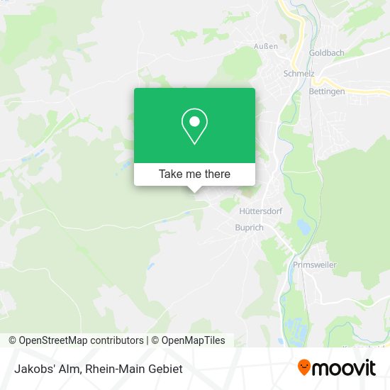 Карта Jakobs' Alm