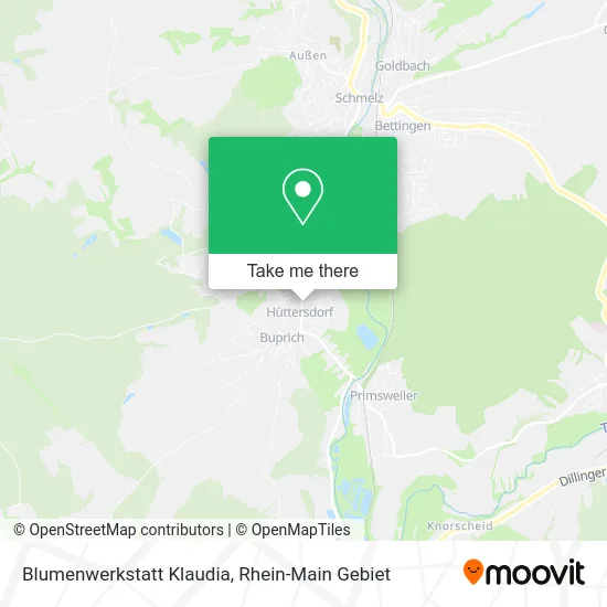Карта Blumenwerkstatt Klaudia
