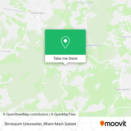 Карта Birnbaum Urexweiler