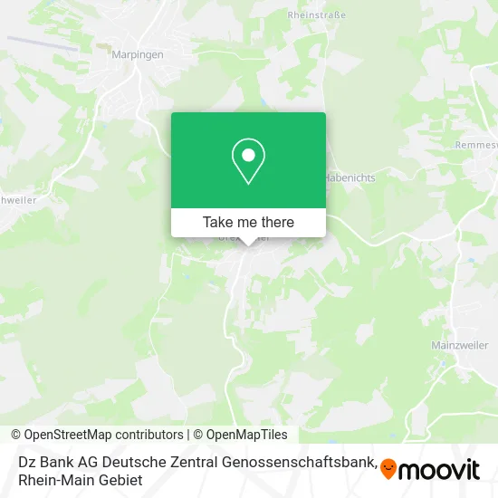 Карта Dz Bank AG Deutsche Zentral Genossenschaftsbank