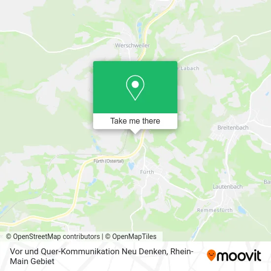Карта Vor und Quer-Kommunikation Neu Denken