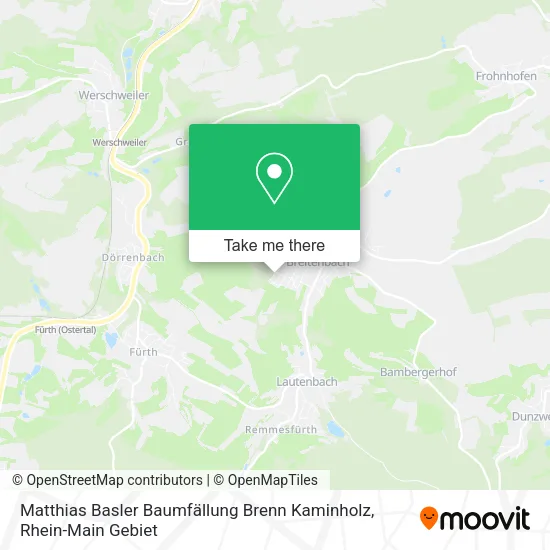 Карта Matthias Basler Baumfällung Brenn Kaminholz