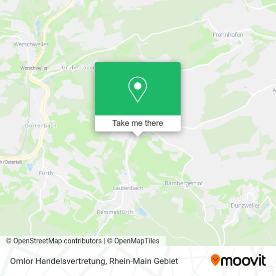 Карта Omlor Handelsvertretung