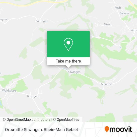 Карта Ortsmitte Silwingen