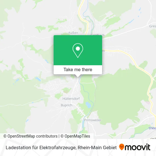 Карта Ladestation für Elektrofahrzeuge