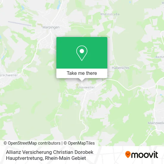 Карта Allianz Versicherung Christian Dorobek Hauptvertretung