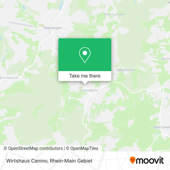 Карта Wirtshaus Canino