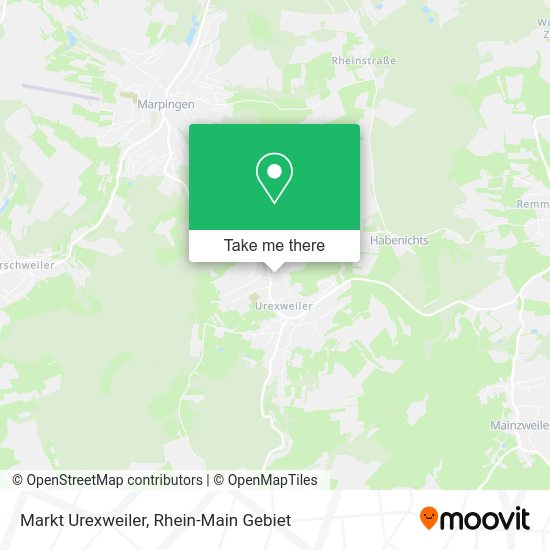 Карта Markt Urexweiler