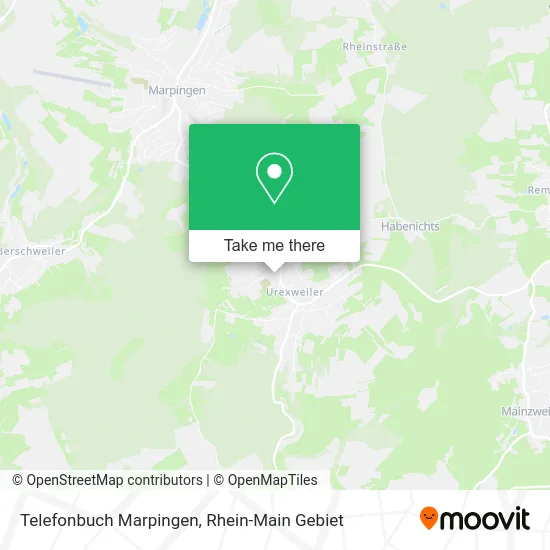 Карта Telefonbuch Marpingen