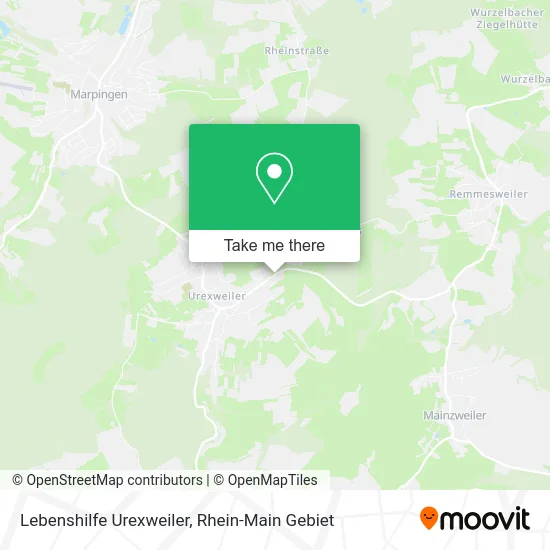 Карта Lebenshilfe Urexweiler