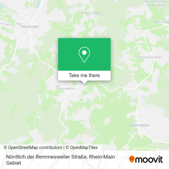 Карта Nördlich der Remmesweiler Straße