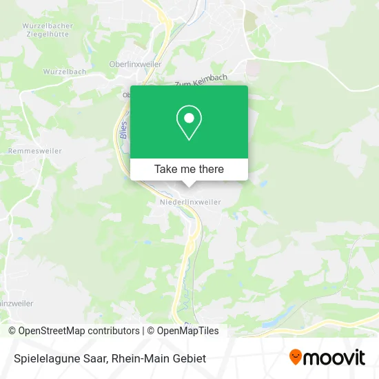 Карта Spielelagune Saar