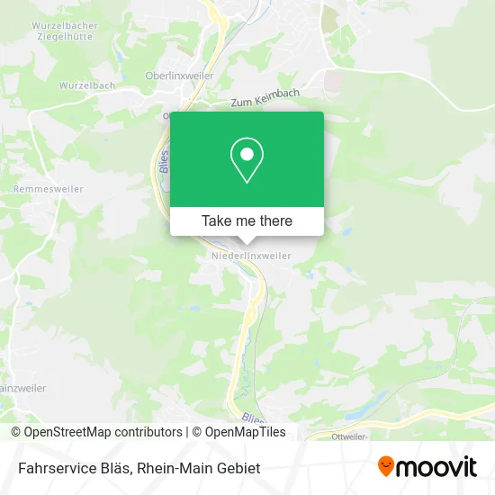 Карта Fahrservice Bläs