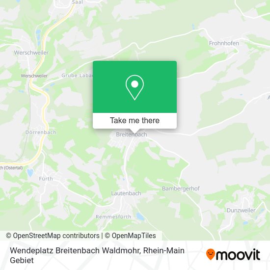 Карта Wendeplatz Breitenbach Waldmohr