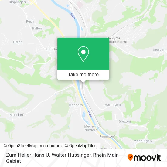 Карта Zum Heller Hans U. Walter Hussinger