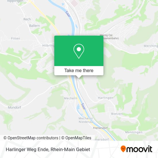 Карта Harlinger Weg Ende