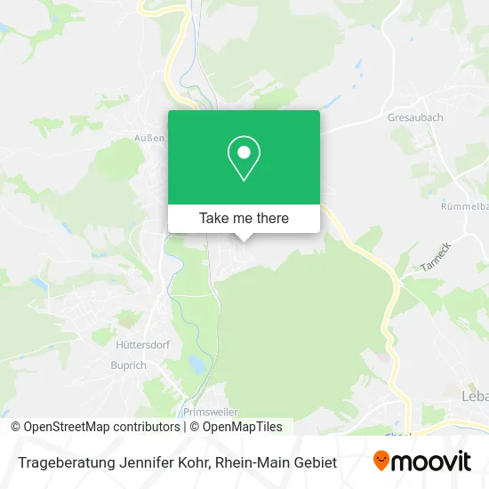 Карта Trageberatung Jennifer Kohr