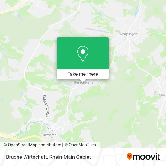 Карта Bruche Wirtschaft