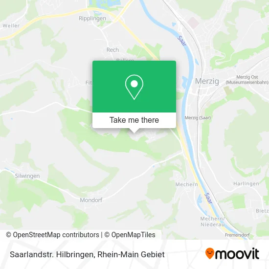 Карта Saarlandstr. Hilbringen